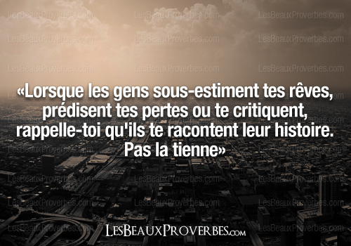 NE SOUESTIME PAS TES REVES
